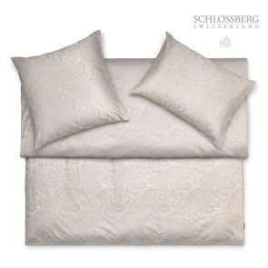 Schlossberg Bettwäsche Satin Exquisit Jacquard TALIS beige